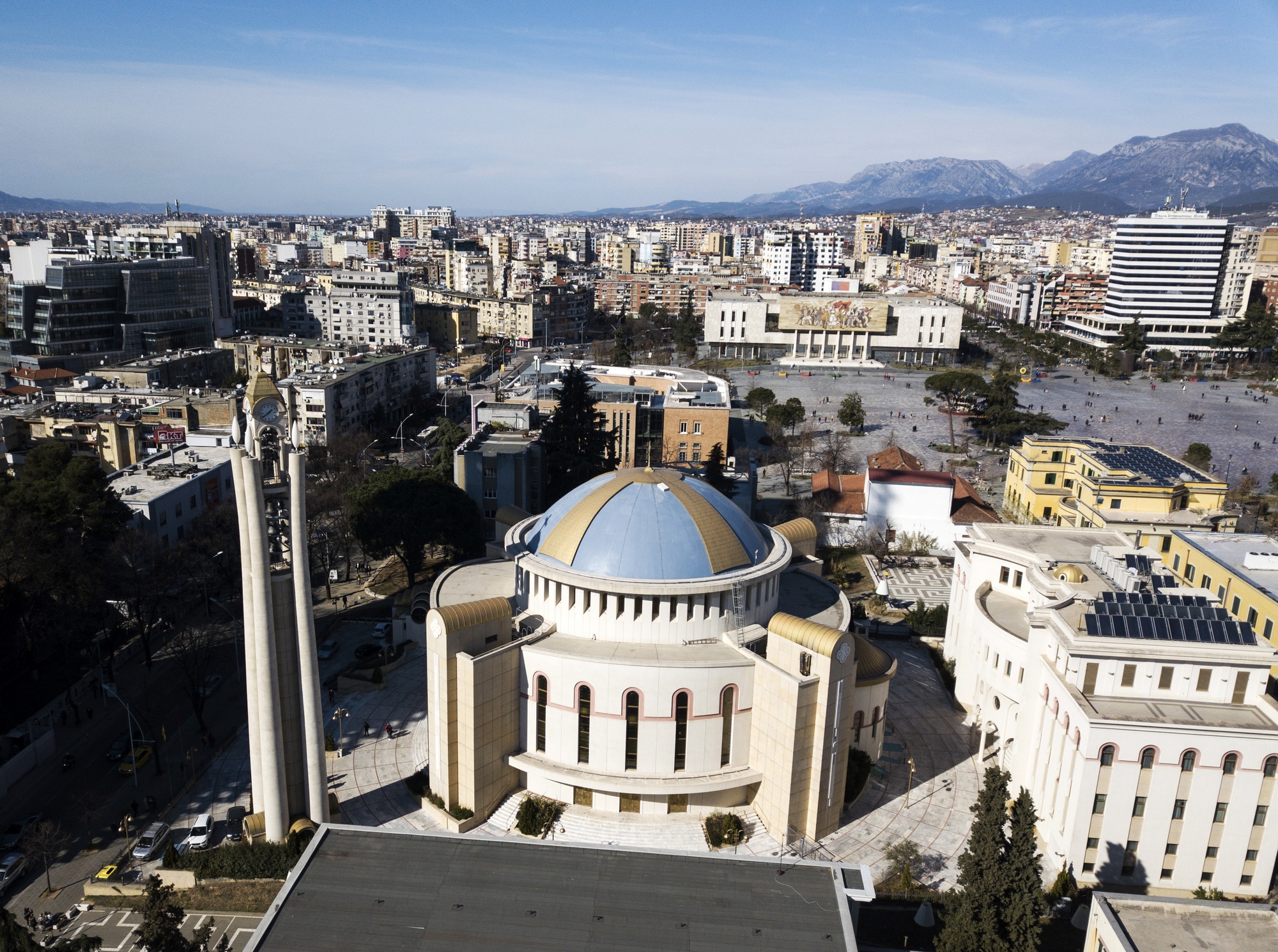 Ressurection Cathedral in Tirana