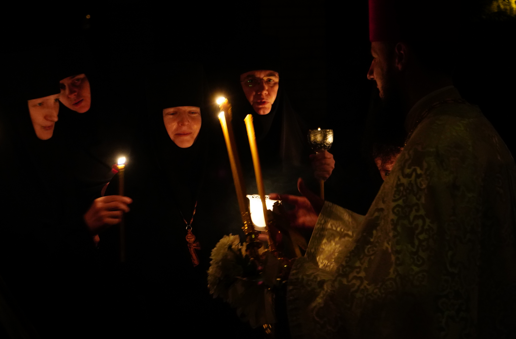 Easter night in Zwierki Convent