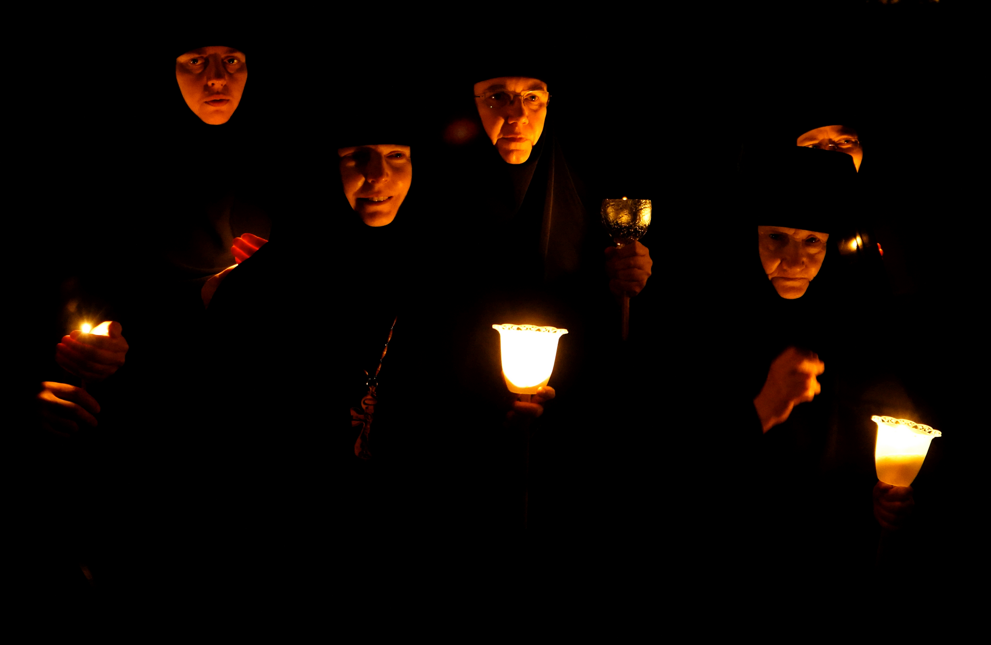 Paschal procession in Zwierki Convent