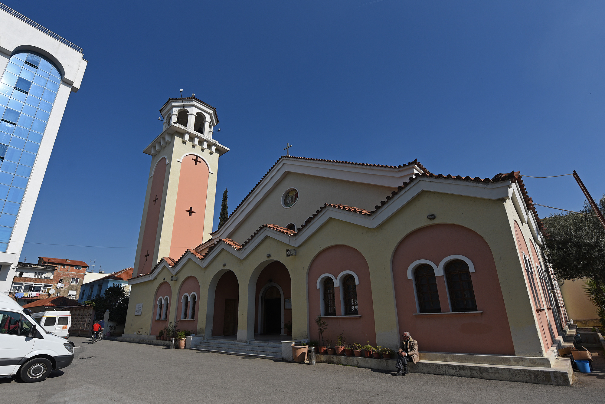 old cathedral in Tirana