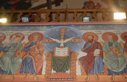 Sheep1389 
Holy Spirit fresco in An-Natour monastery 
2019-06-16 12:41:43