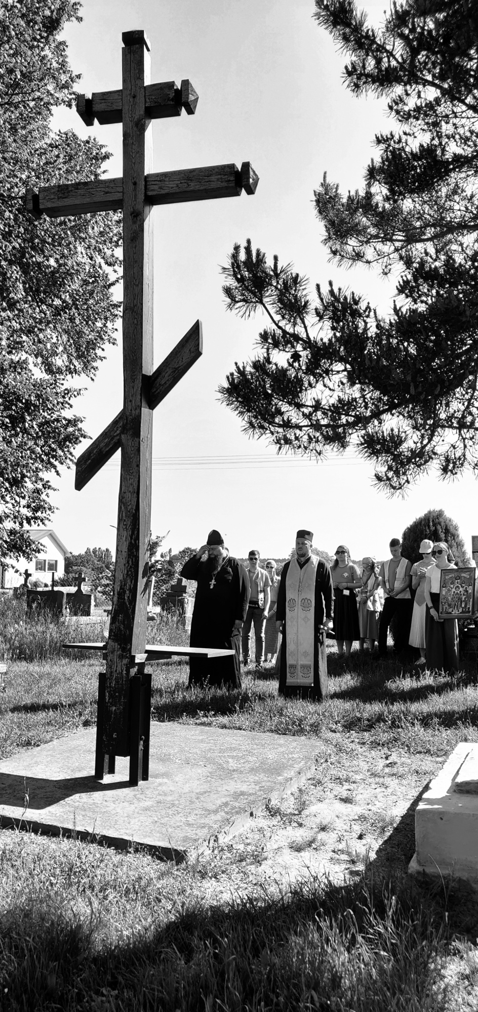 Prayer on cementary on the way from Włodawa to Chełm