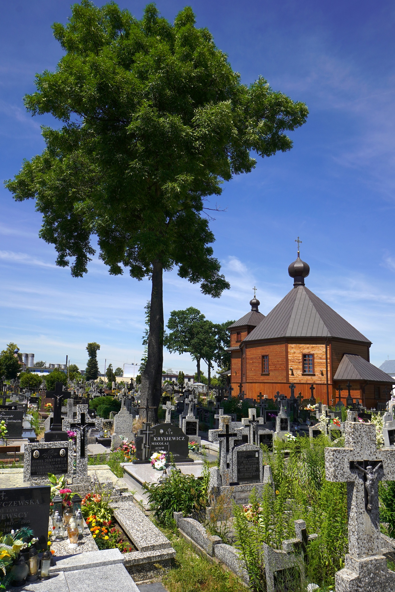 The Holy Trinity Orthodox cementary chapel in Bielsk Podlaski