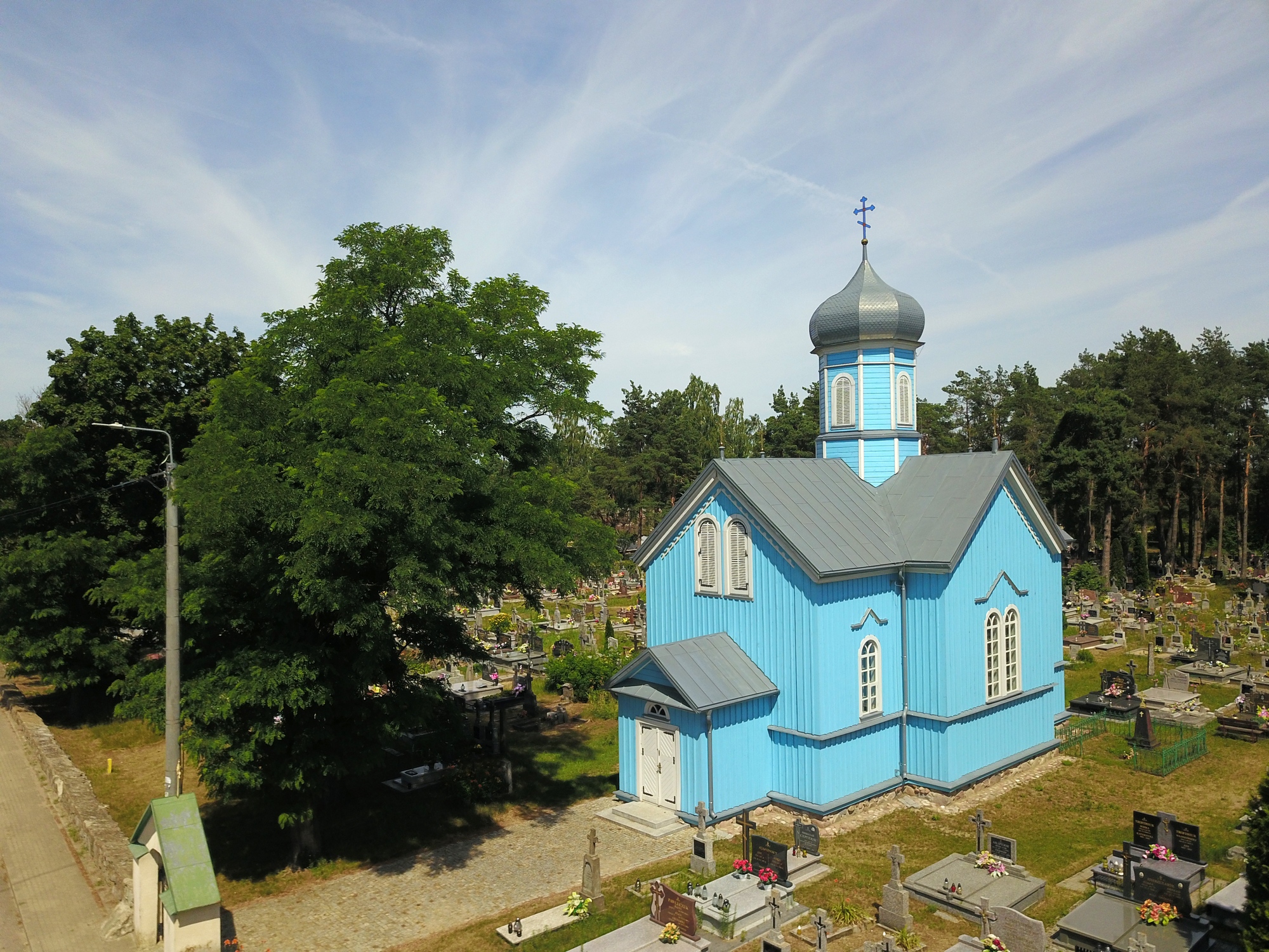The Orthodox cementary chapel in Ryboły