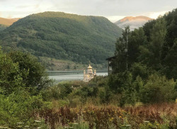 Zarko777 
Church at Mavrovo Lake 
2019-07-28 16:25:13