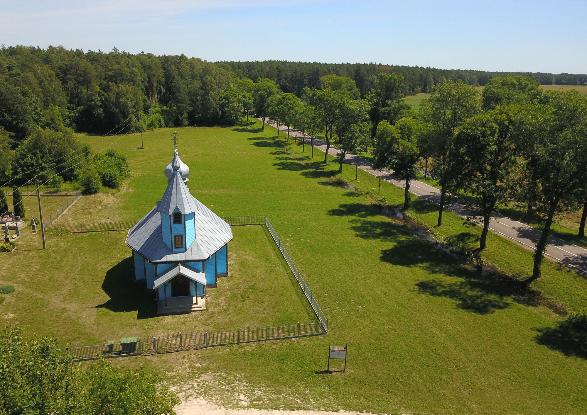 The Orthodox church in Szastały