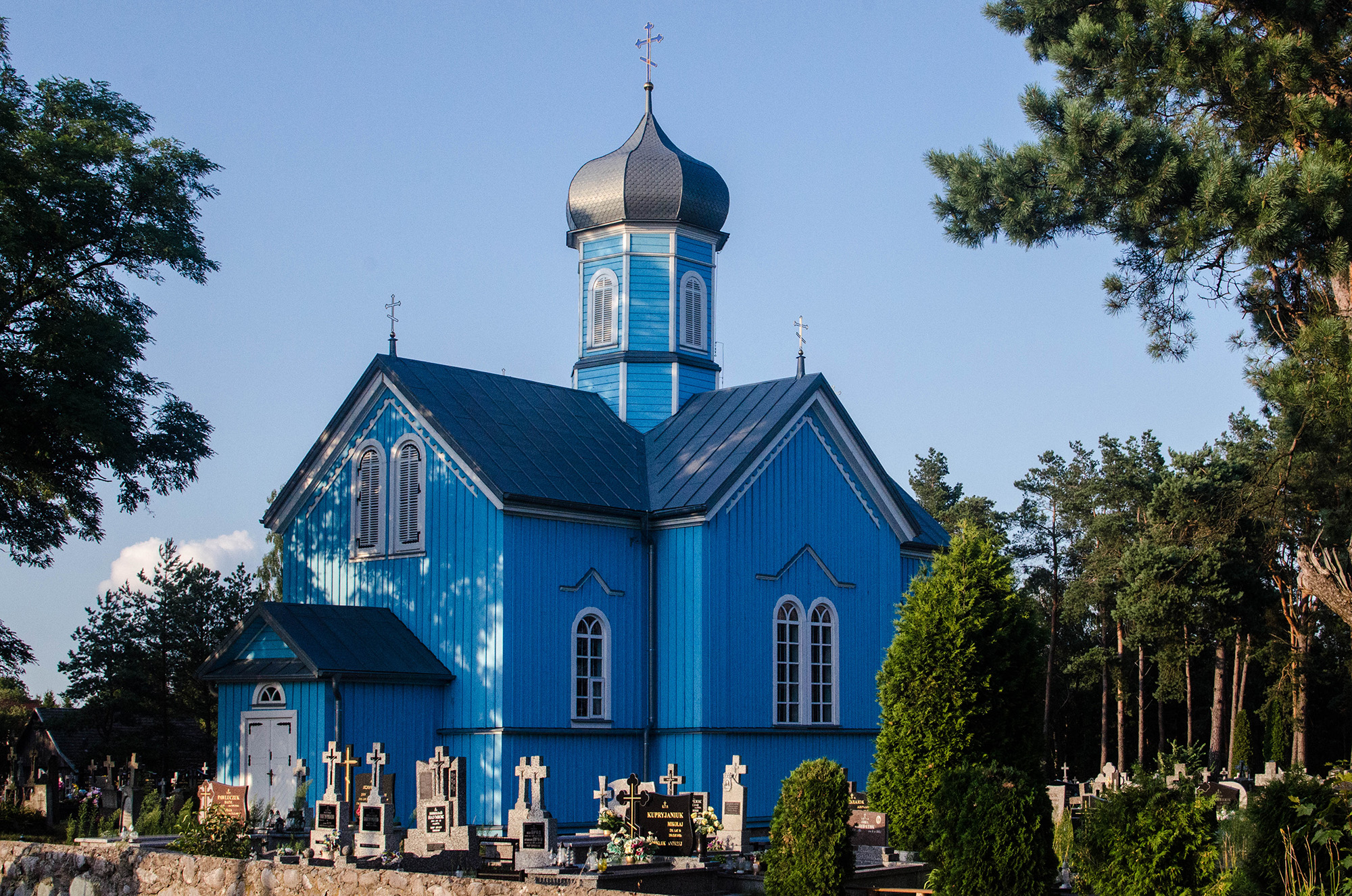 22li19 Ryboły. Cerkiew cmentarna Św. Jerzego (1873).