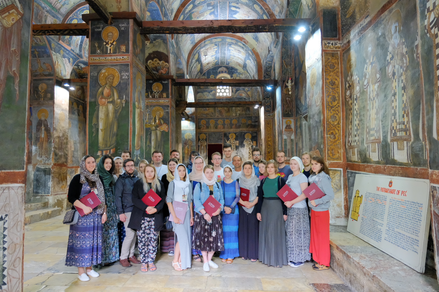 Chór "Cerkiew.pl" w monasterze Pećka Patrijaršija (Serbia, Kosowo i Metochia) 2019