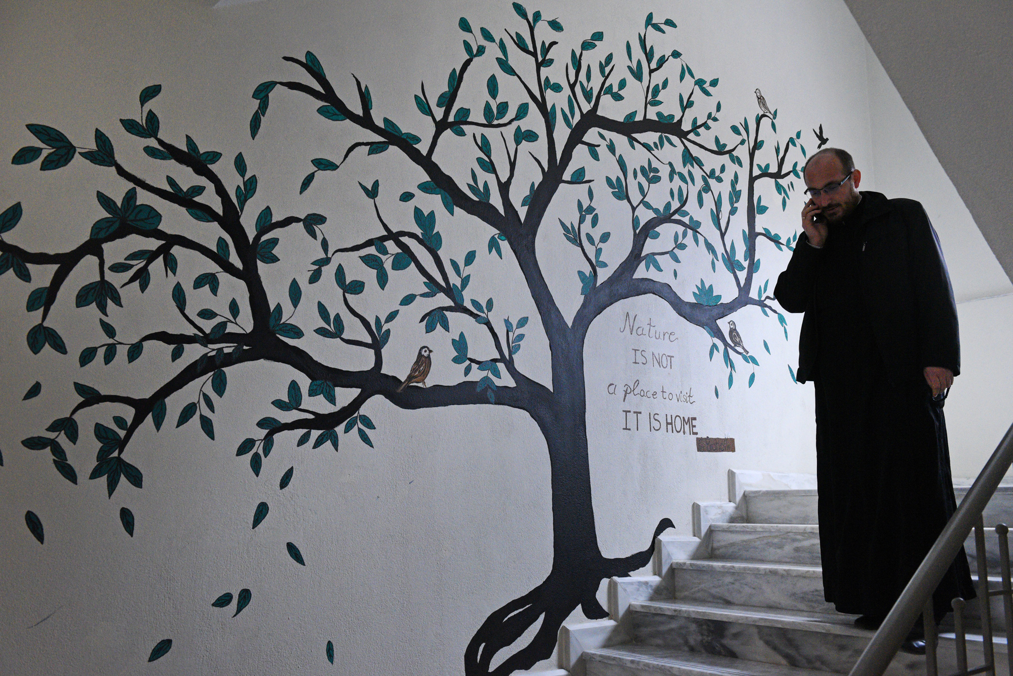 At orthodox school in Albania