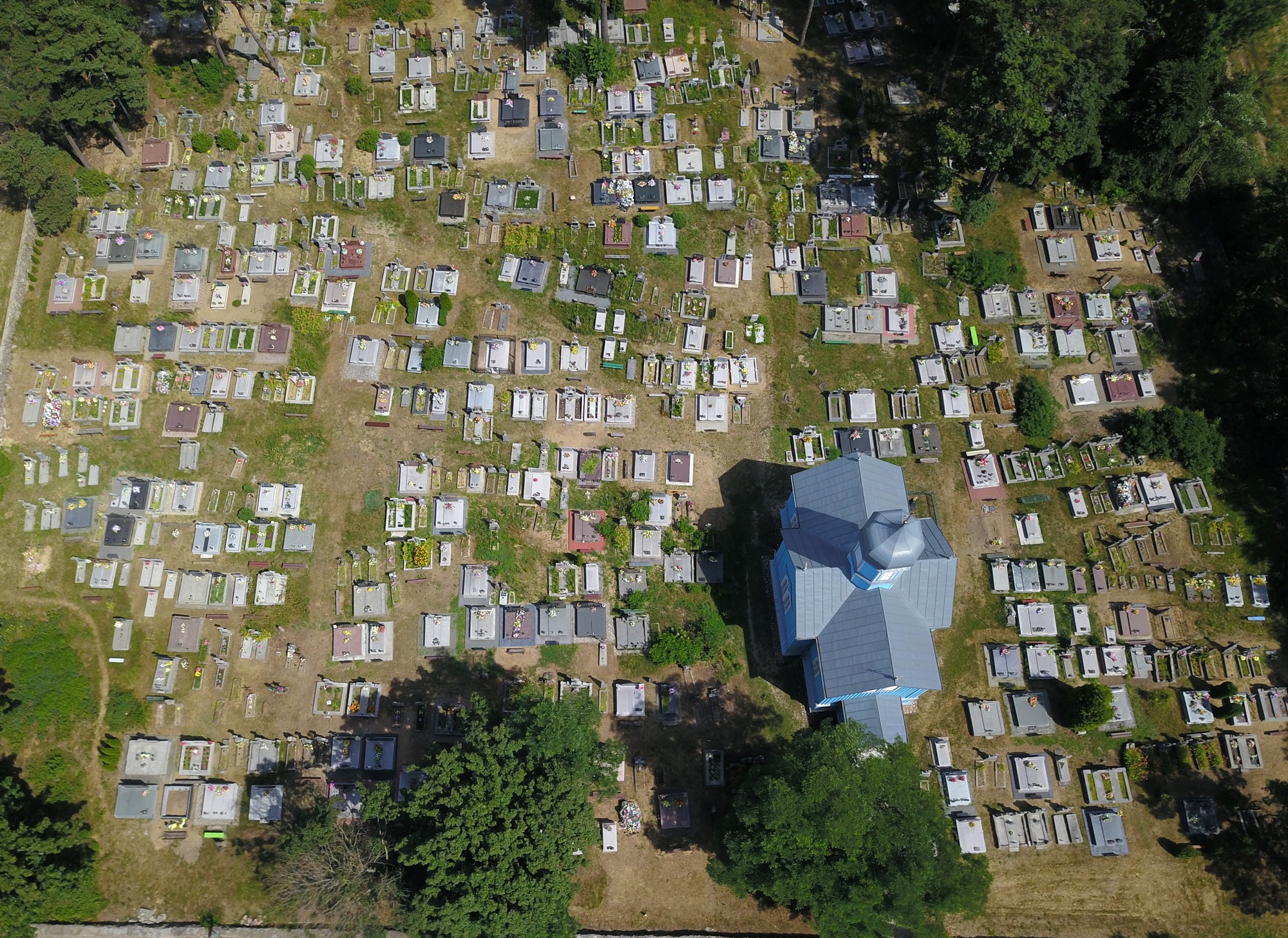 The Orthodox cementary in Ryboły