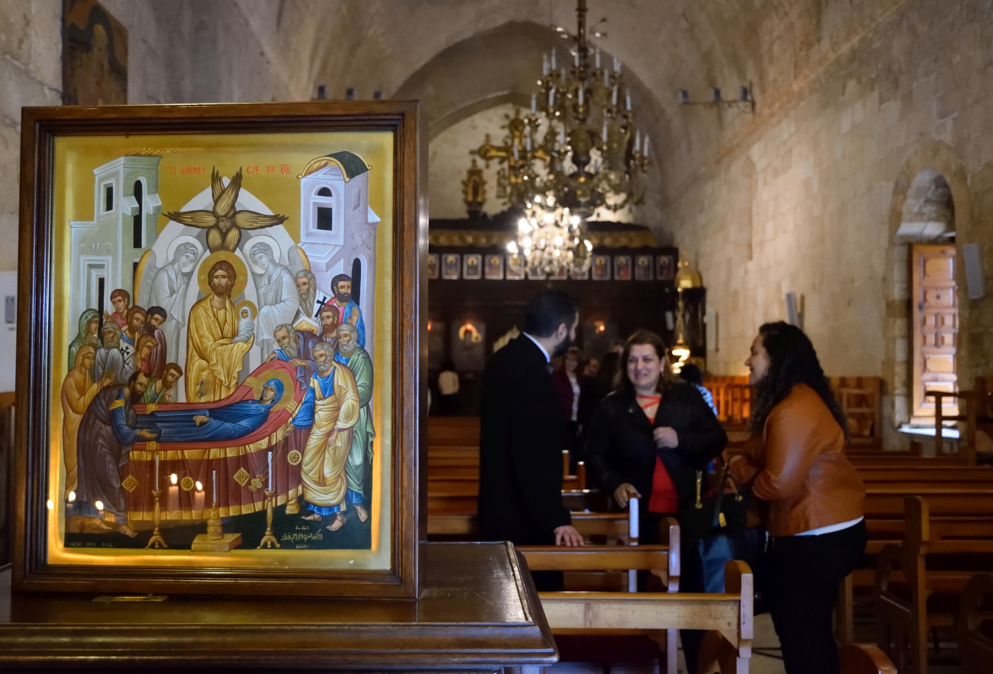 Dormition of the Theotokos monastery in Balamand - the patronal icon