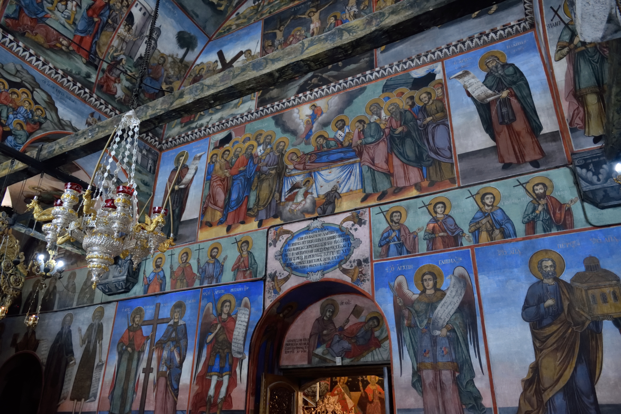 Frescoes in Dormition of the Theotokos monastery in Bachkovo