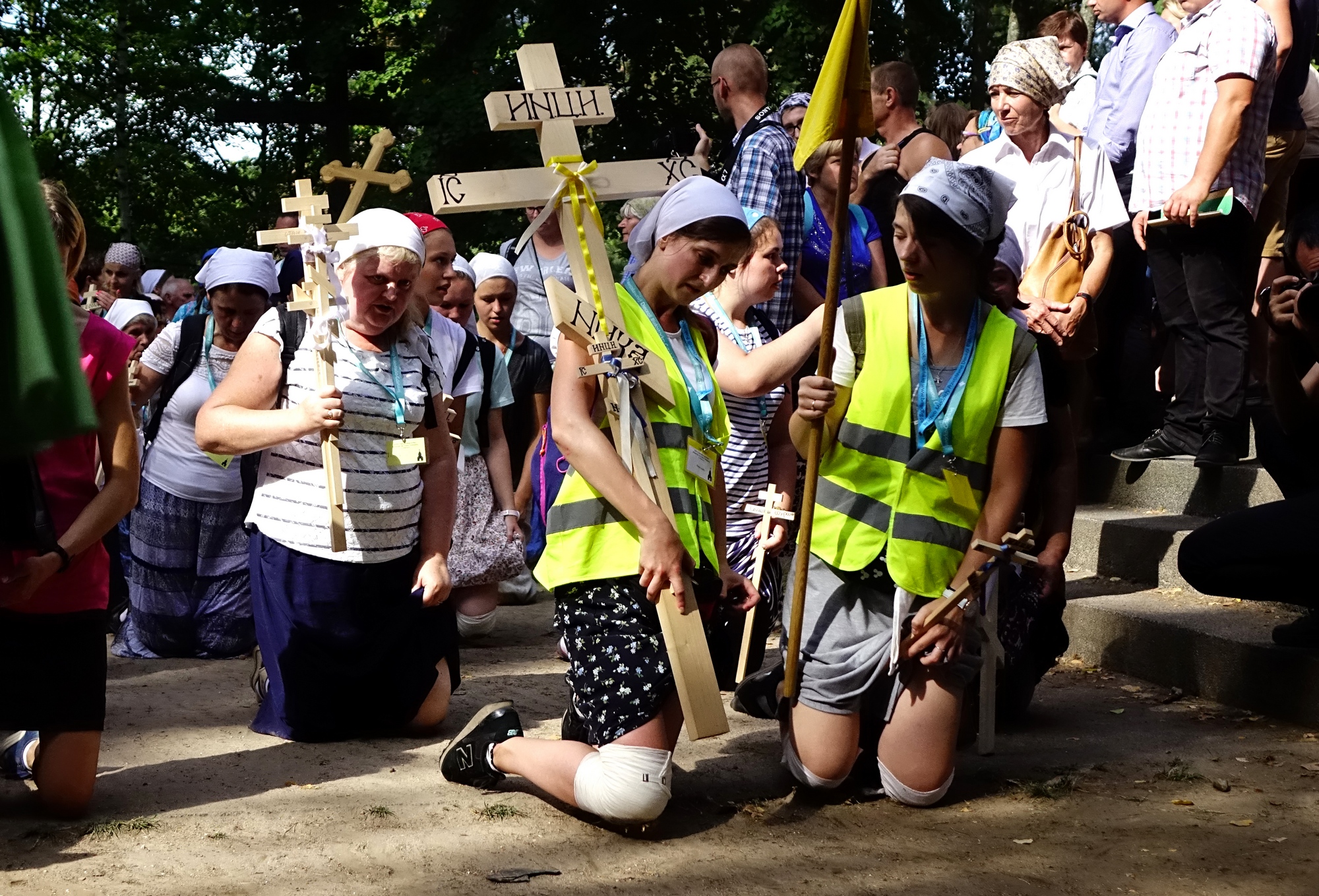 Pilgrims on Grabarka