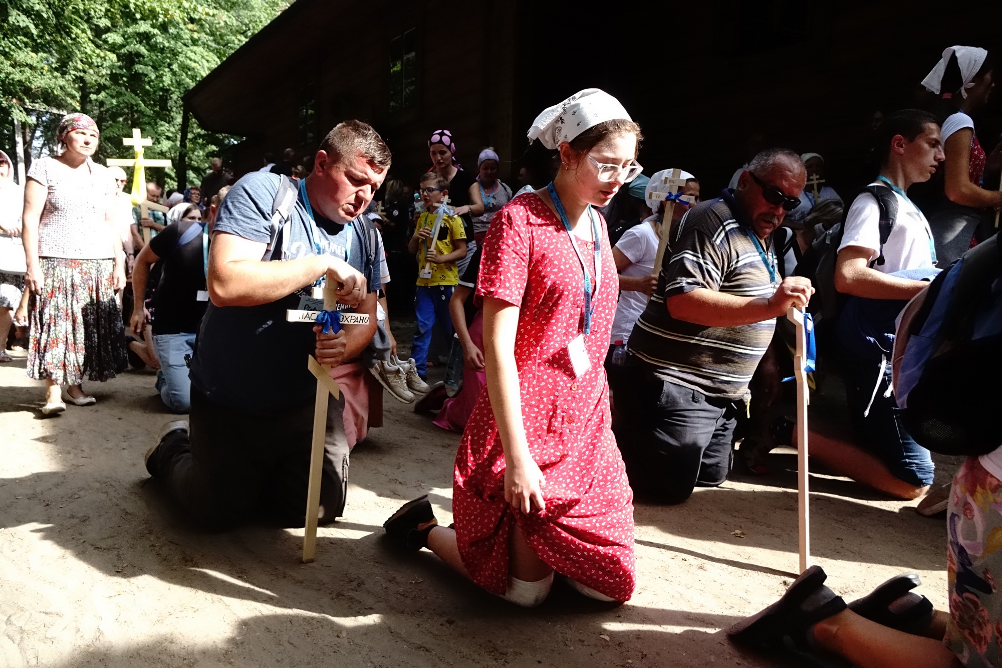 Pilgrims on Grabarka