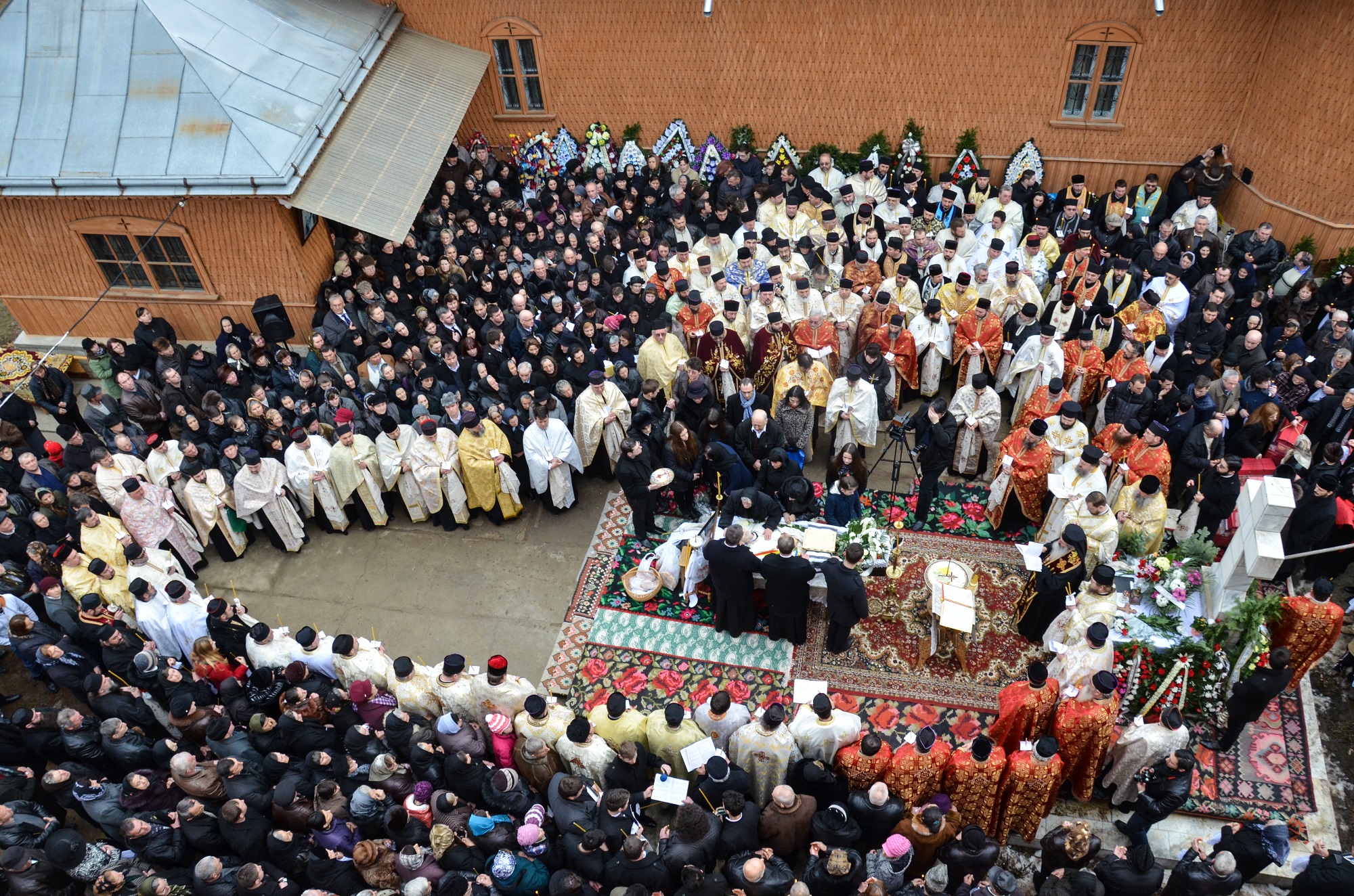A orthodox priest funeral