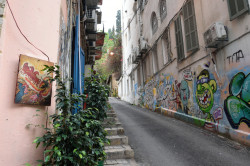 Sheep1389 
Icon of st. Elias in Beirut and graffiti 
2019-08-04 22:56:42