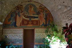 Sheep1389 
Dormition of the Theotokos fresco in monastery An-Natour 
2019-08-20 11:29:41