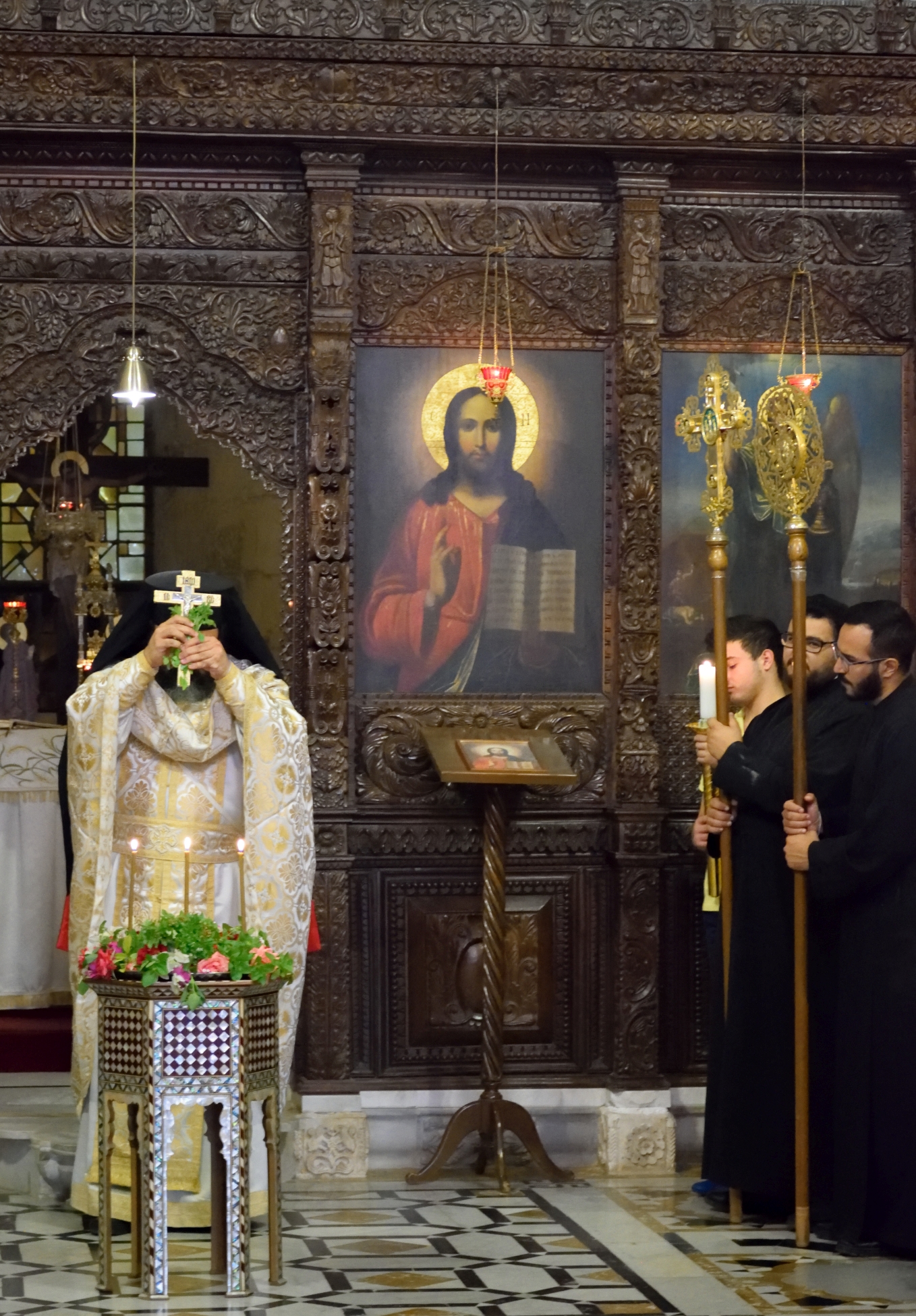 Obrzęd Podwyższenia Krzyża w Balamand 14.09.2019