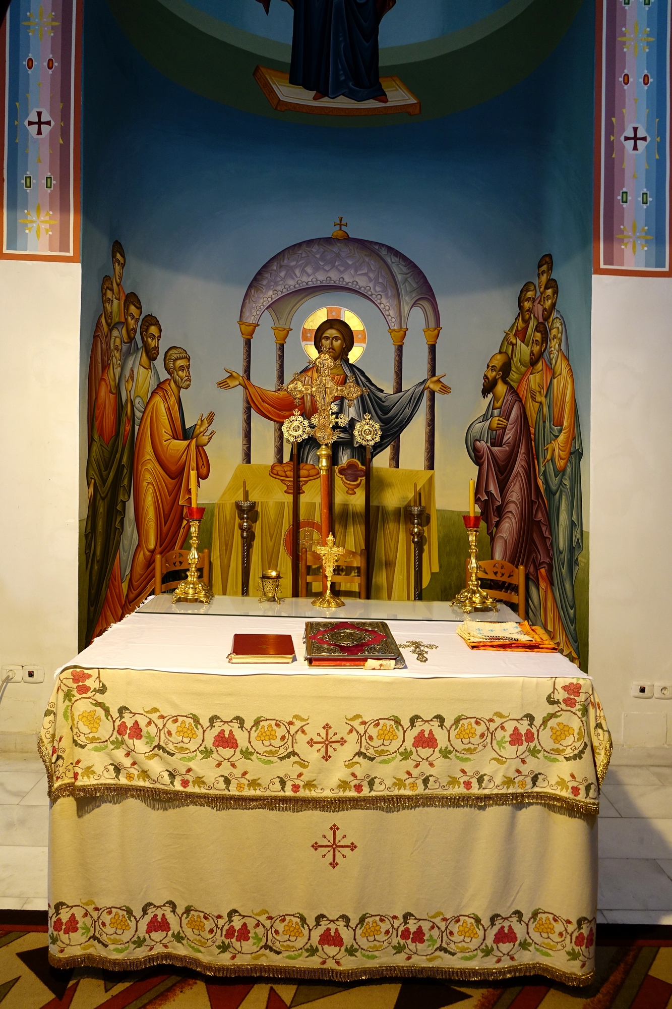 Altar of "Nazareth" Orthodox church in Tirana