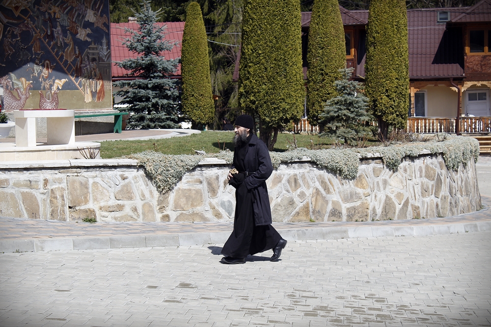 Monk at Petru Voda Monastery, Neamt County