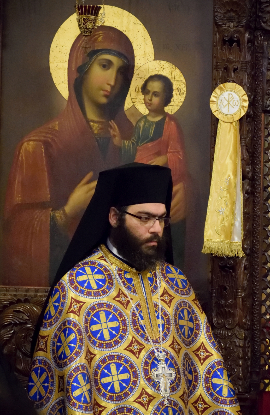 Father George after the rite of becoming archimandrite