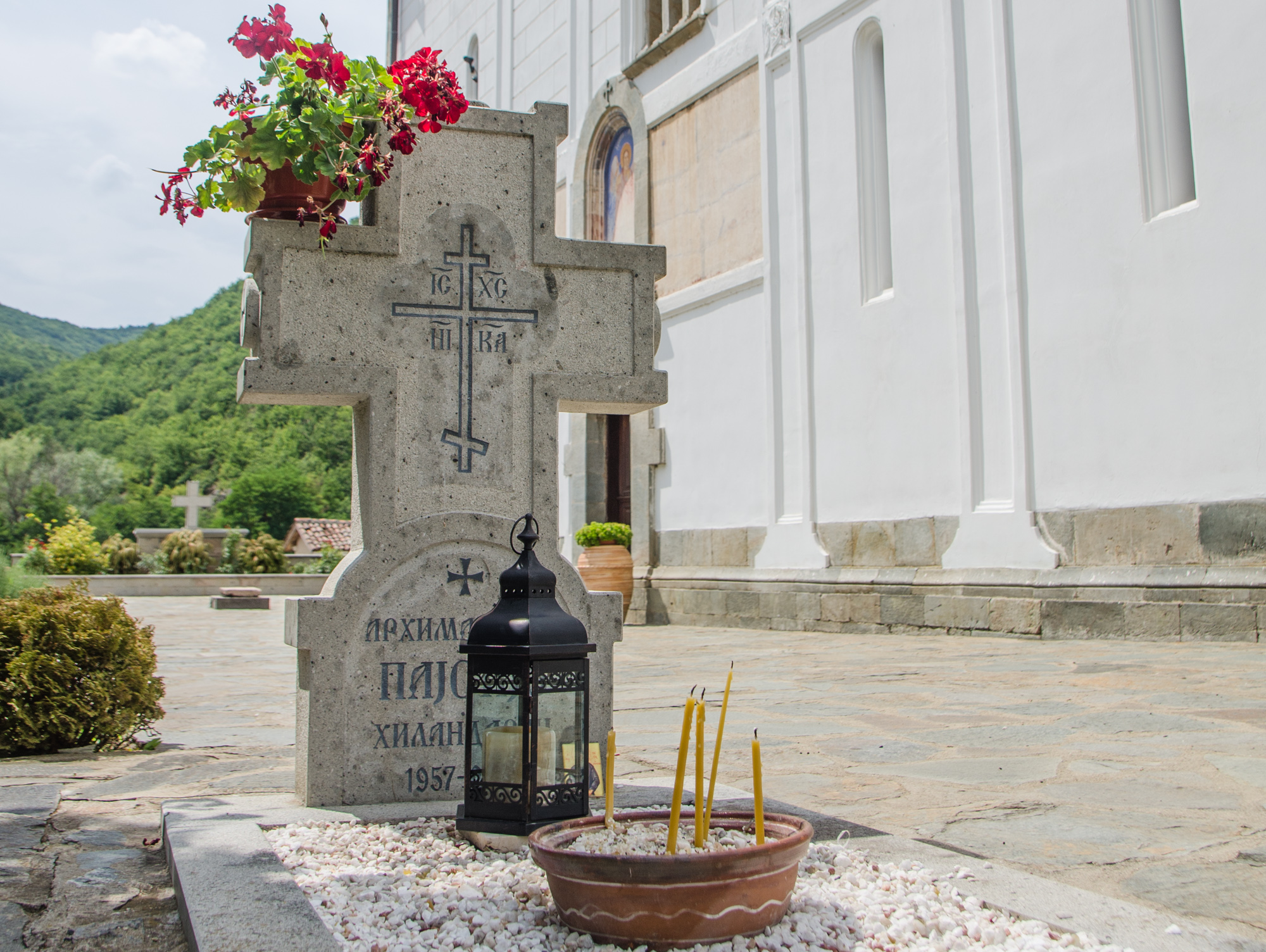 Гроб Архимандрита Пајсија, манастир Св. Прохор Пчињски