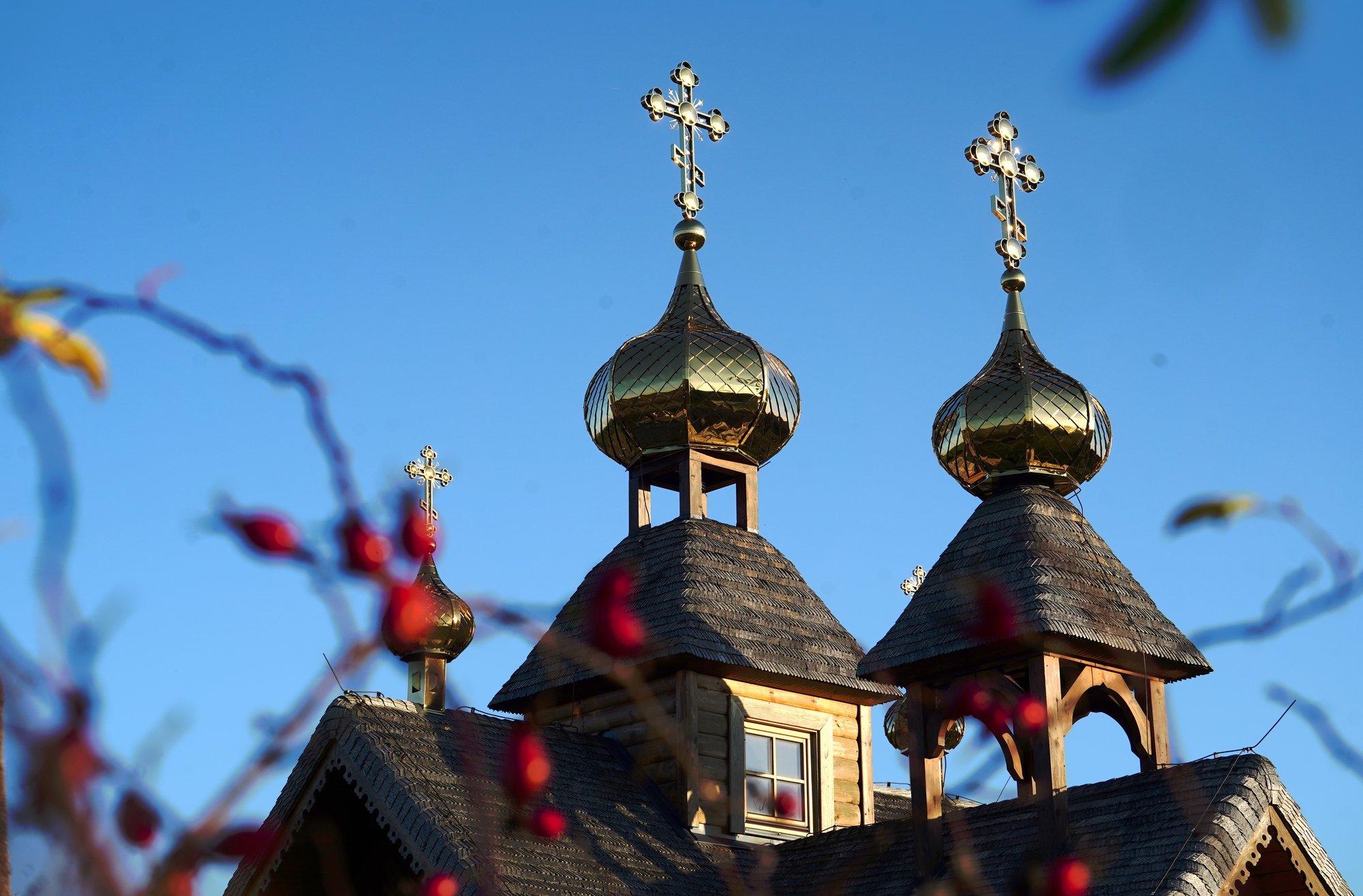The Orthodox church in Łaźnie