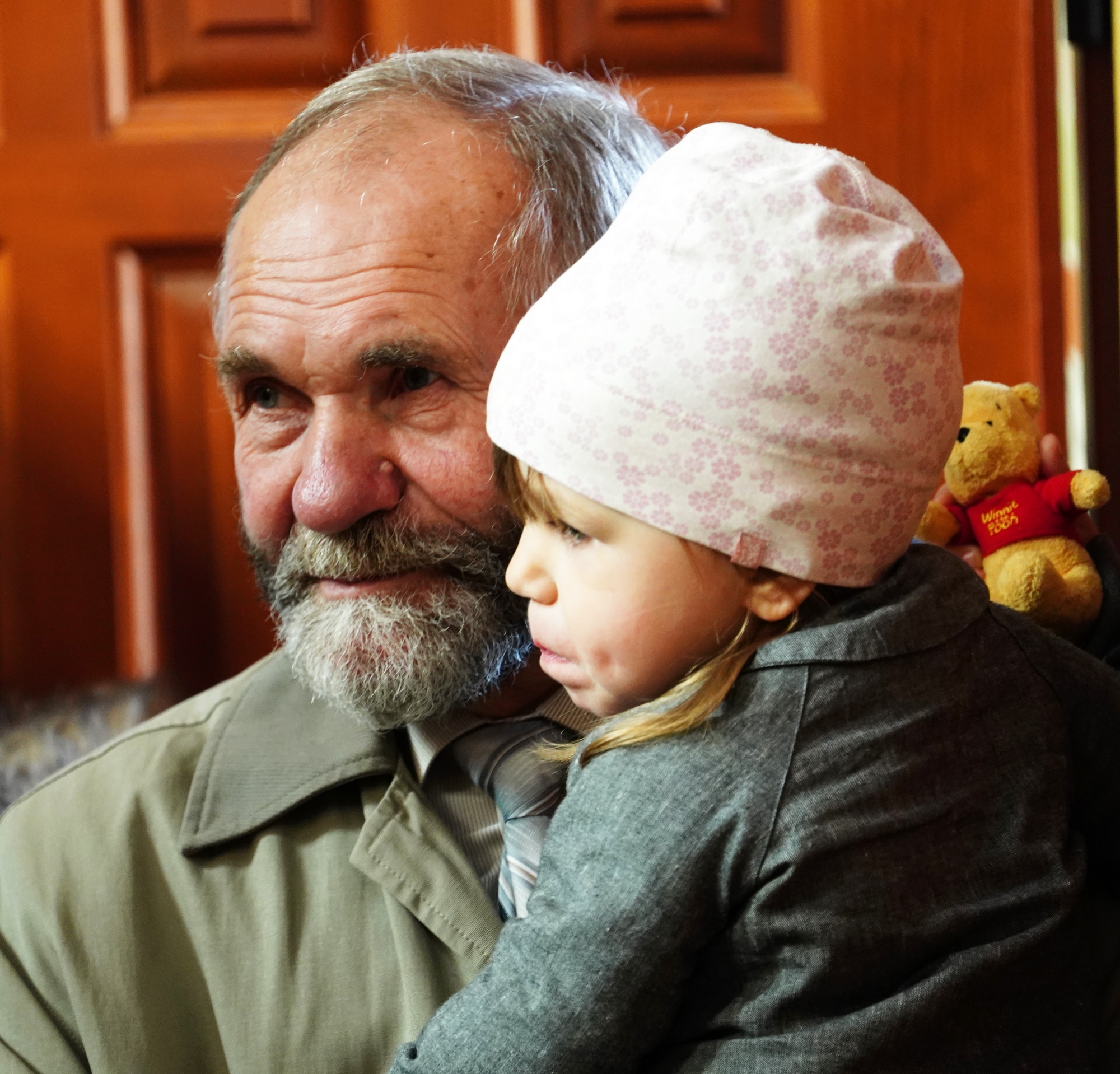 Mr Jurek with granddaughter