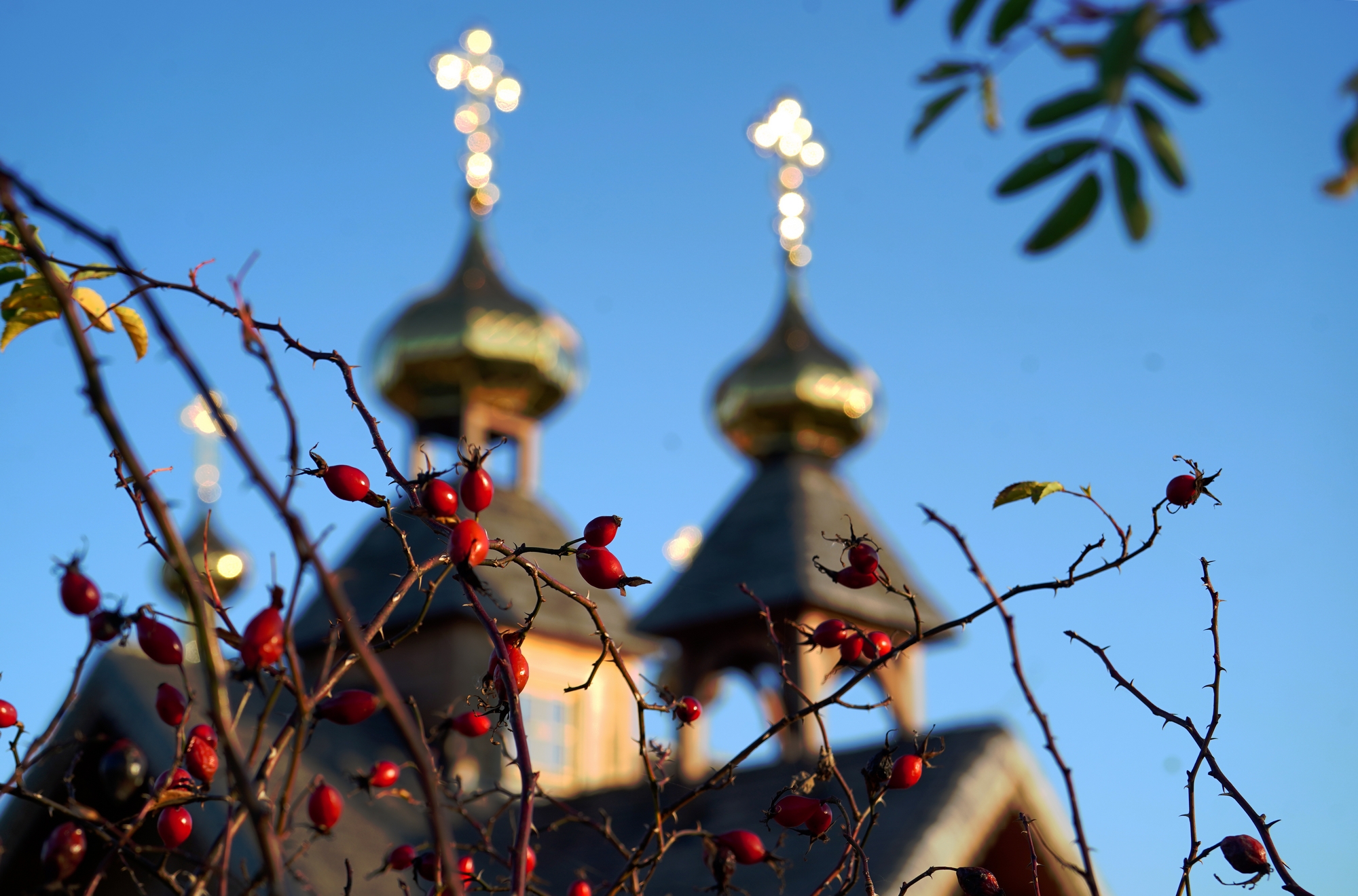 The Orthodox church in Łaźnie