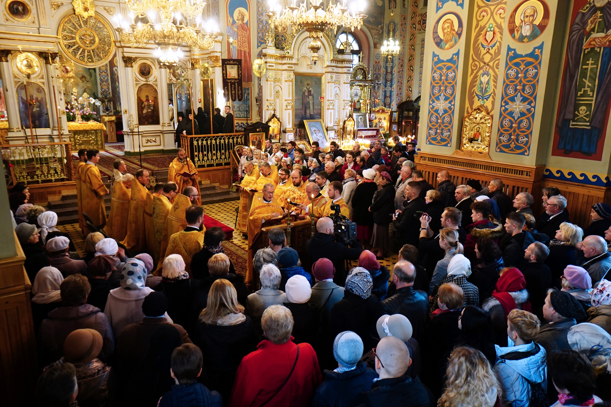 Apostle Jacob Divine Liturgy in St. Nicholas Cathedral in Białystok
