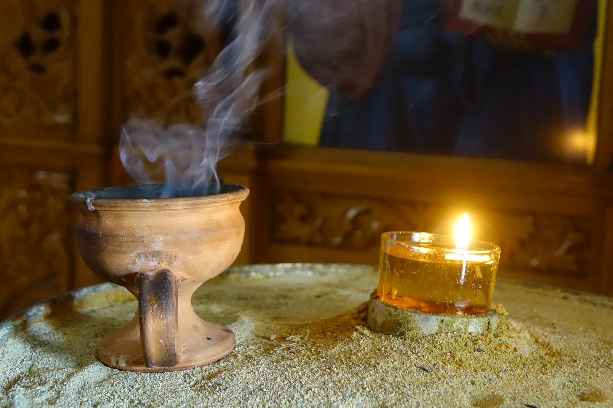 In St. Euthamianos Orthodox church close to Lefkara