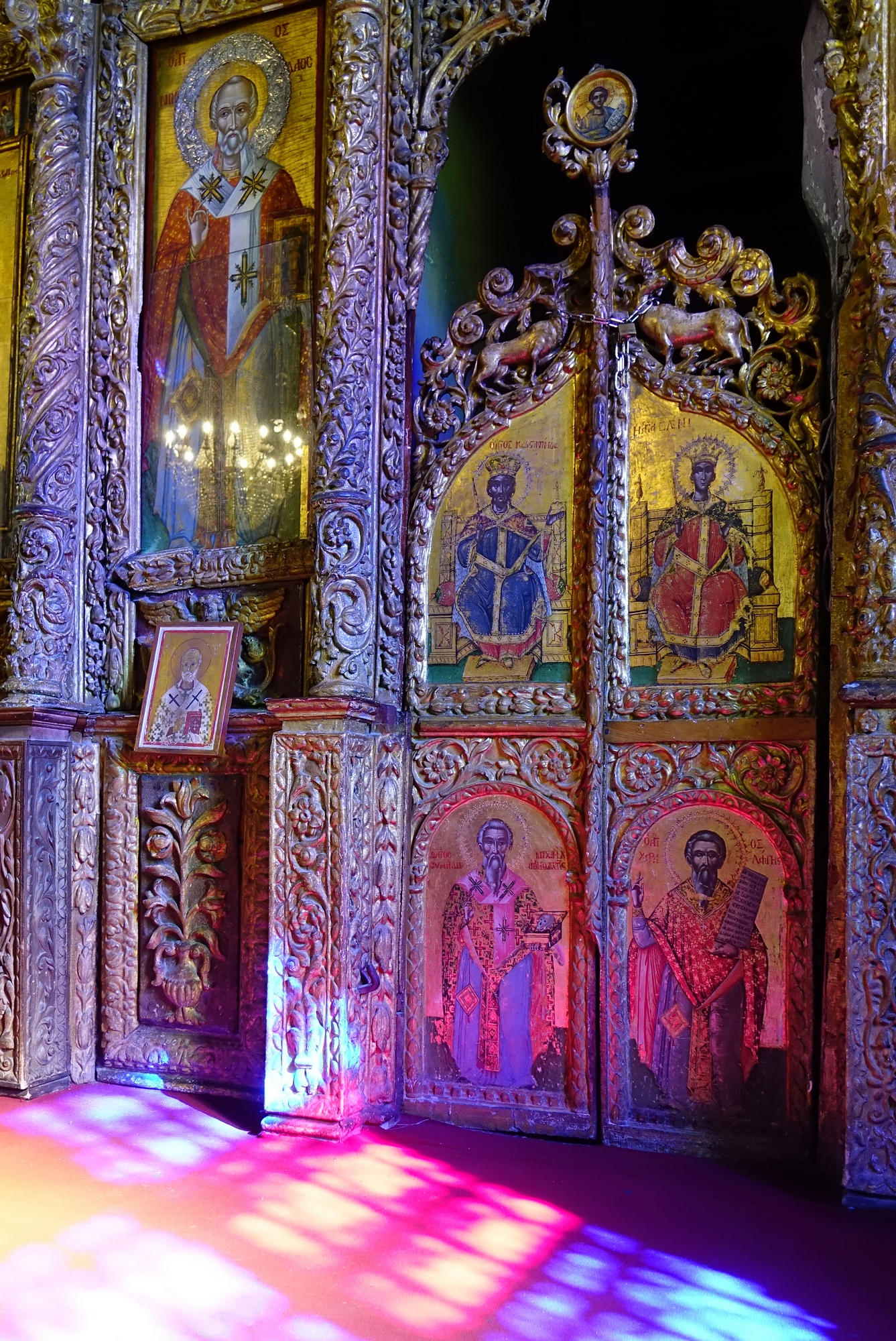 In the Holy Cross Orthodox church in Pano Lefkara