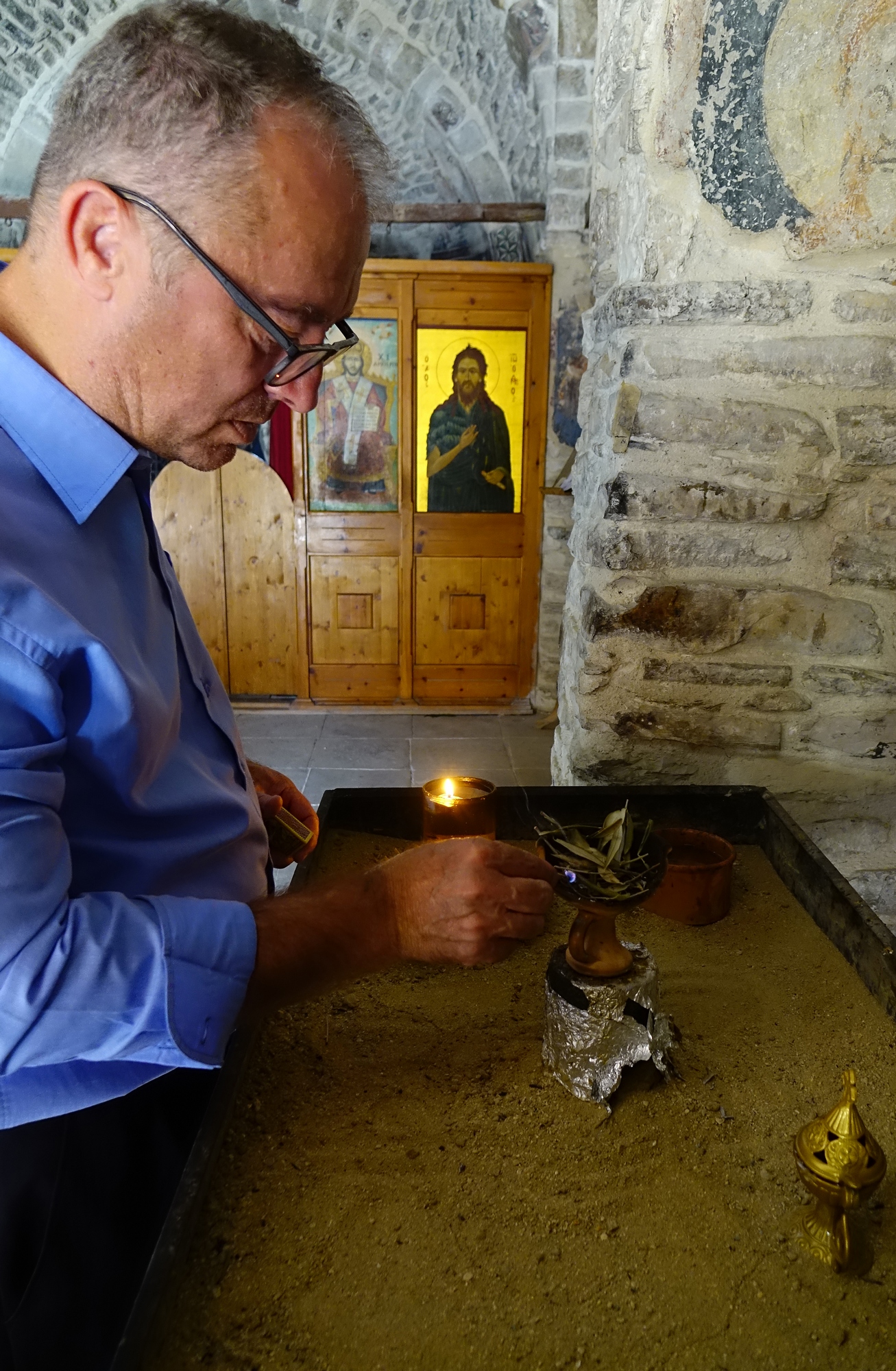 In St. John the Baptist Orthodox church in Pano Lefkara