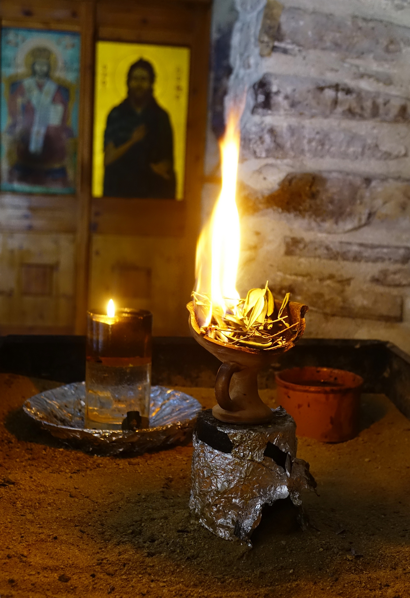 In St. John the Baptist Orthodox church in Pano Lefkara