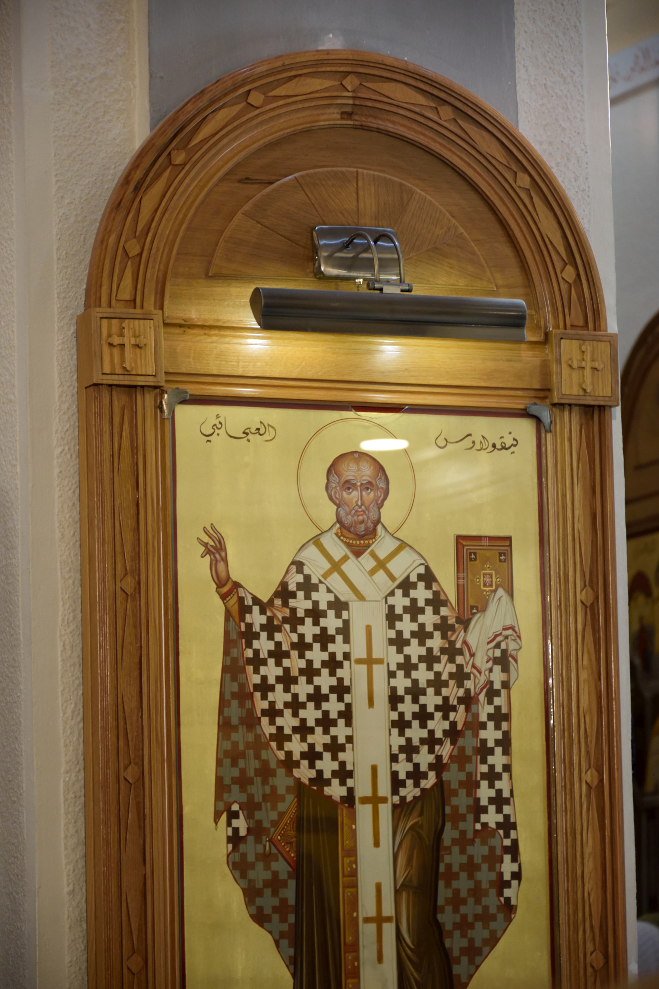 Saint Nicholas icon in the Zahle cathedral