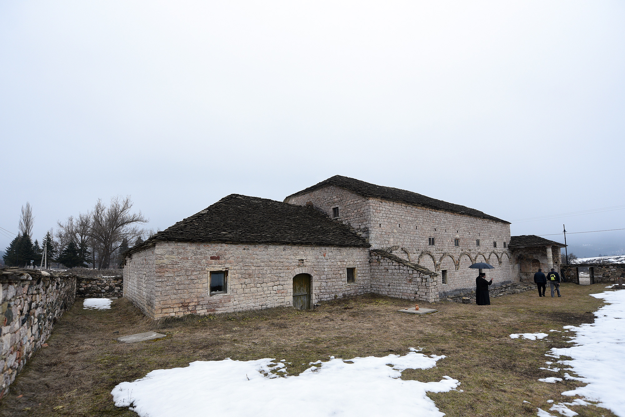 Archangels Orthodox church in Voskopoje