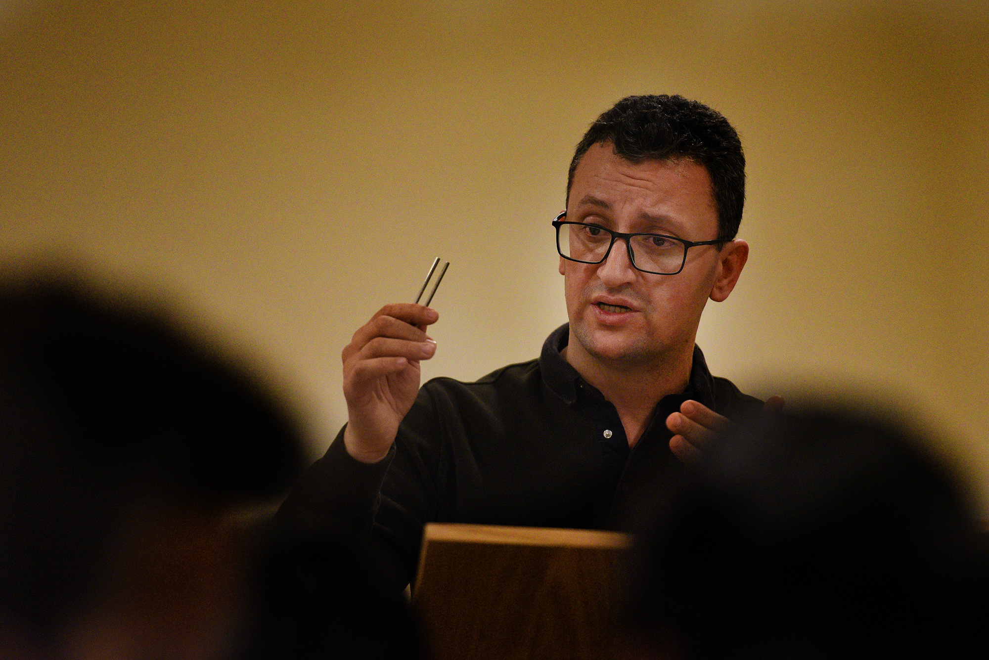 Theodhor Peci -choir director from cathedral in Tirana
