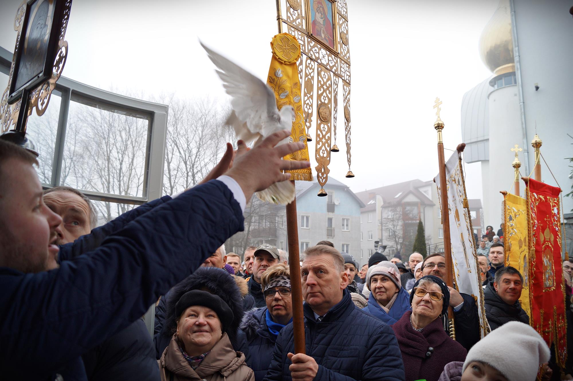 Chrzest Pański w Cerkwi św. Jerzego w Białymstoku 