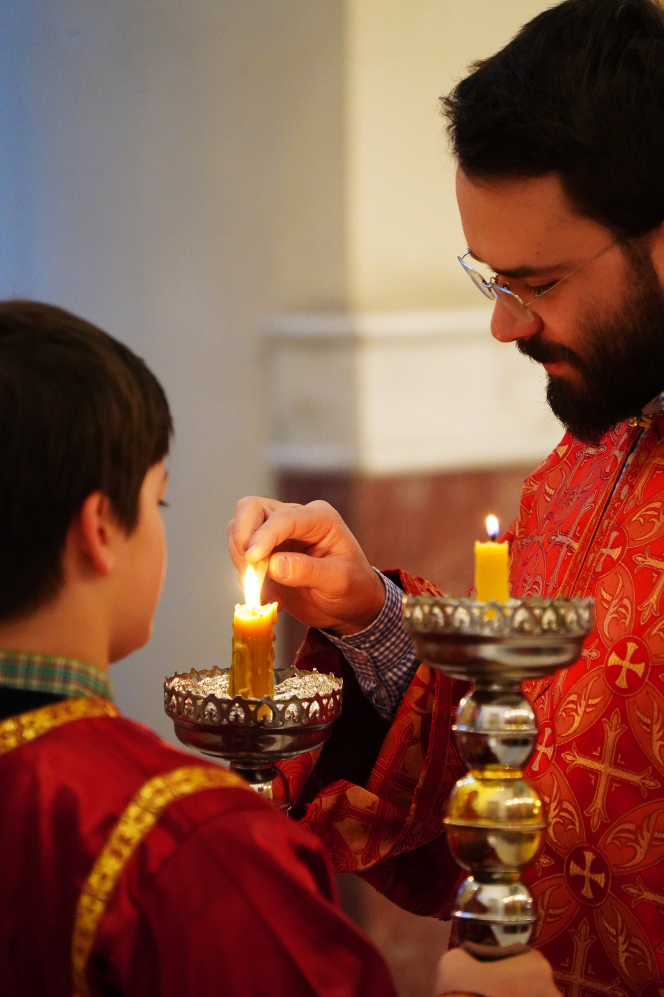 The Divine Liturgy in Ressurestion of Christ Cathedral in Tirana 