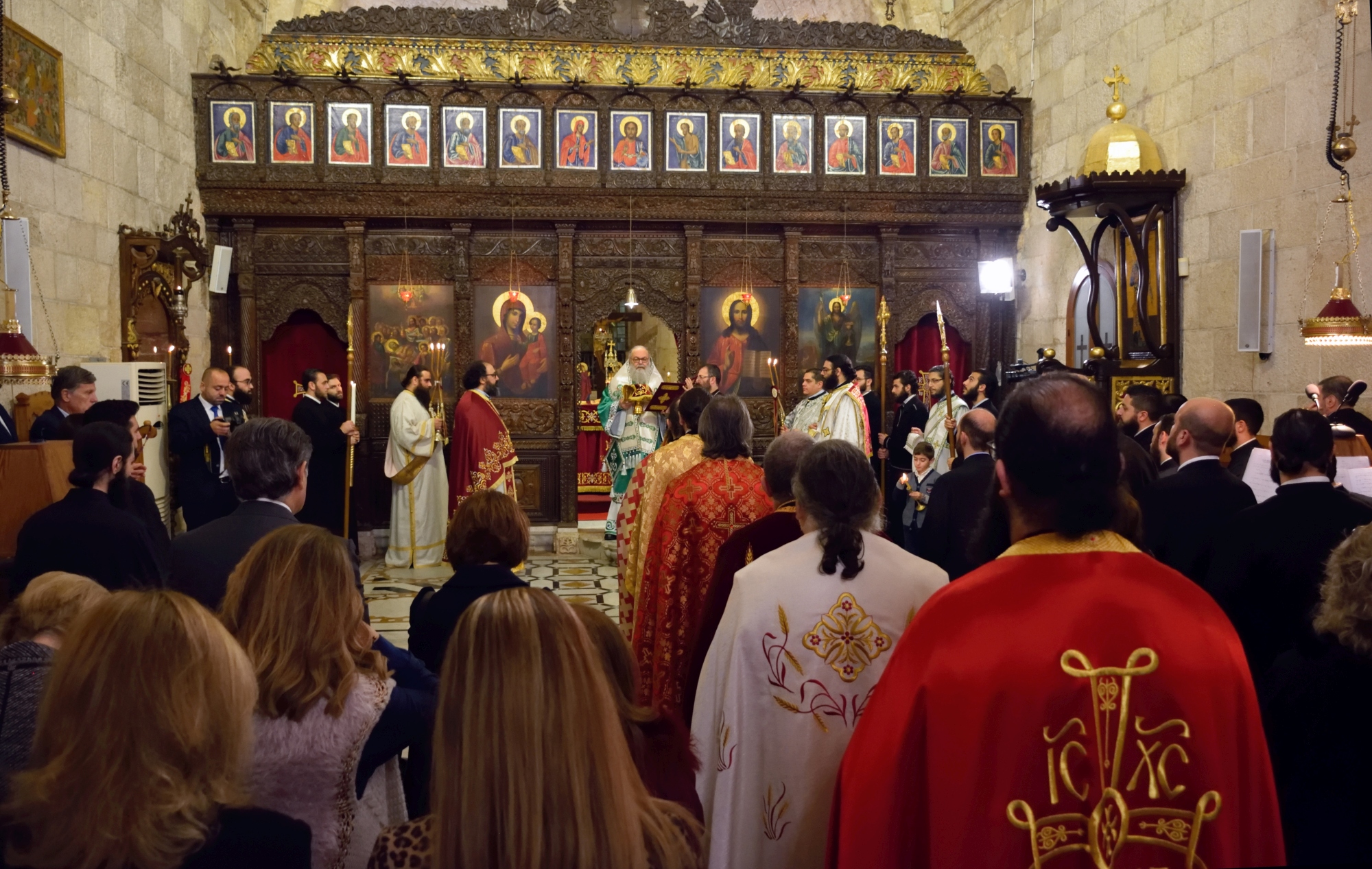Wielkie wejście - patriarsza Liturgia w Balamand