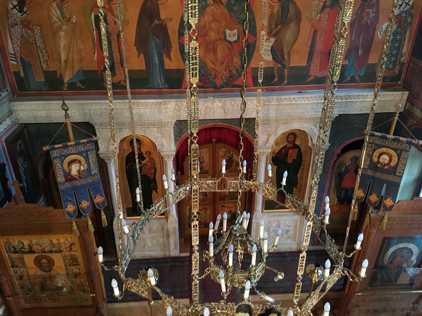 Храм Свт. Николая на Маросейке с хоров.