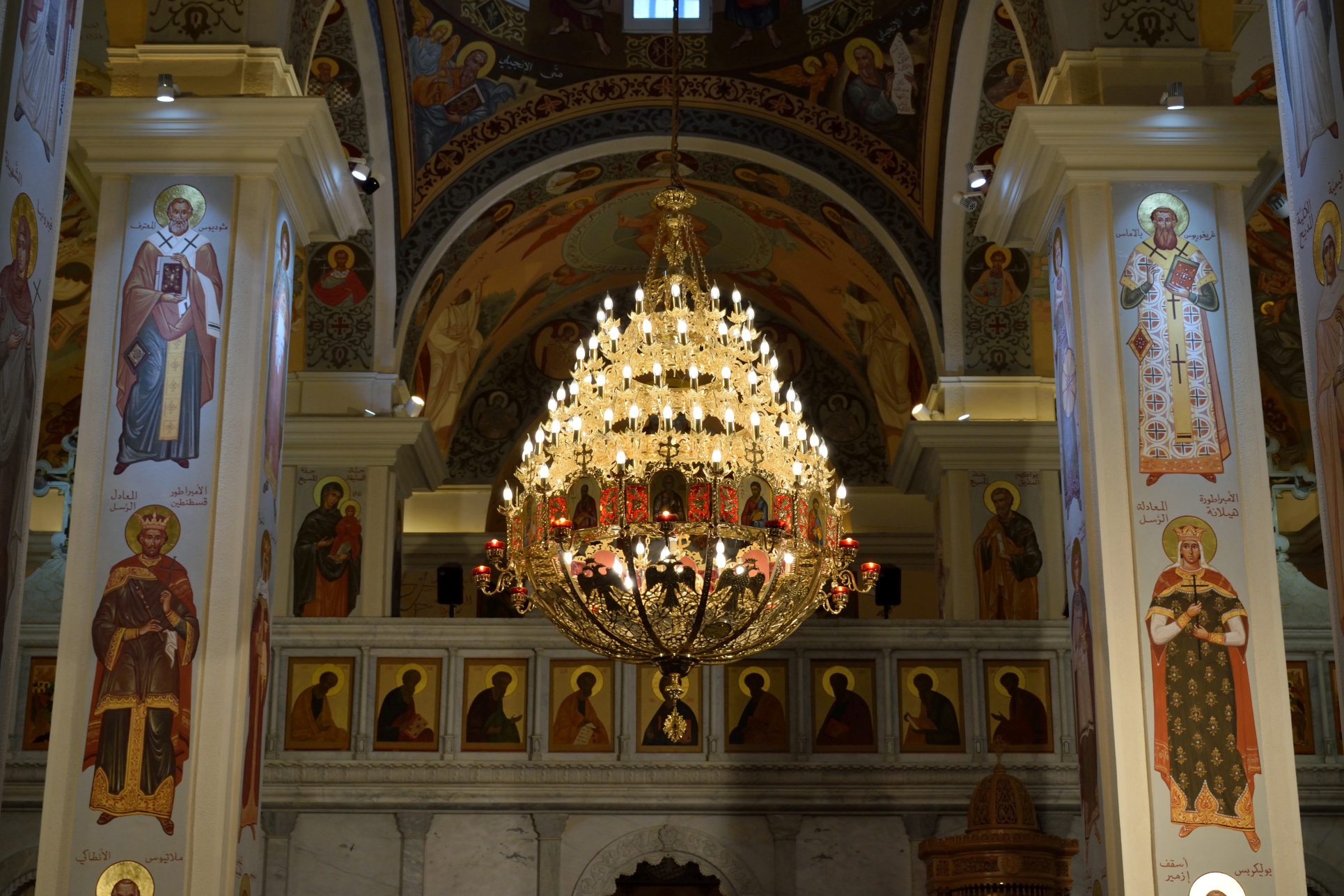 W prawosławnej katedrze w Zahle wrzesień 2019