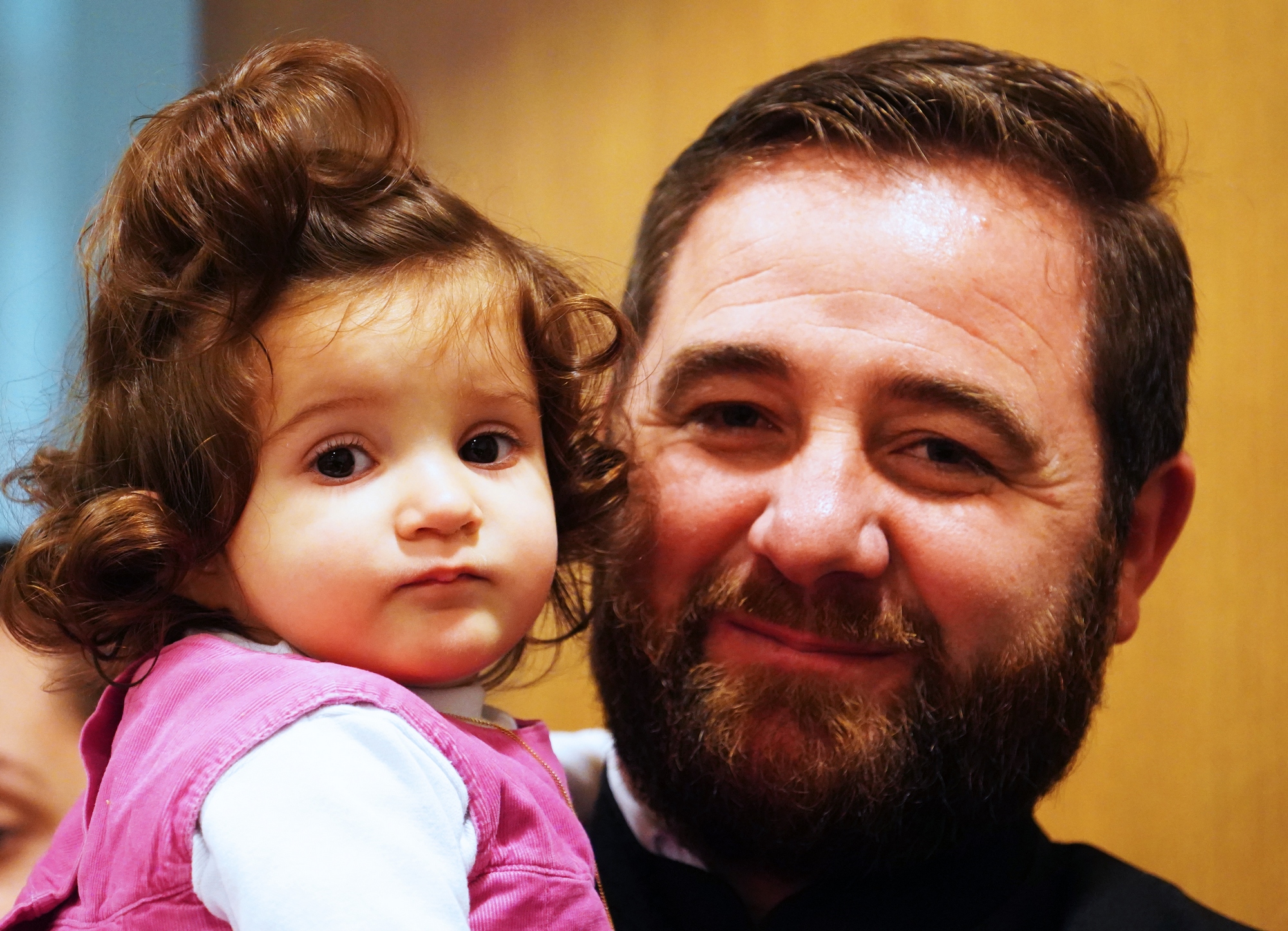 Deacon Michael with daughter