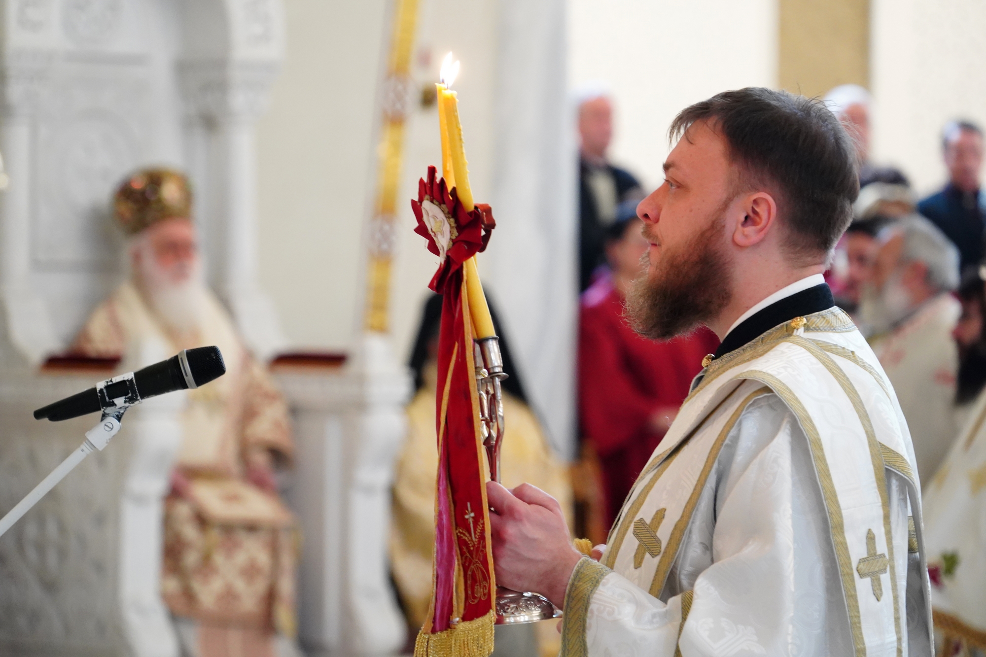 The Divine Liturgy in Ressurestion of Christ Cathedral in Tirana