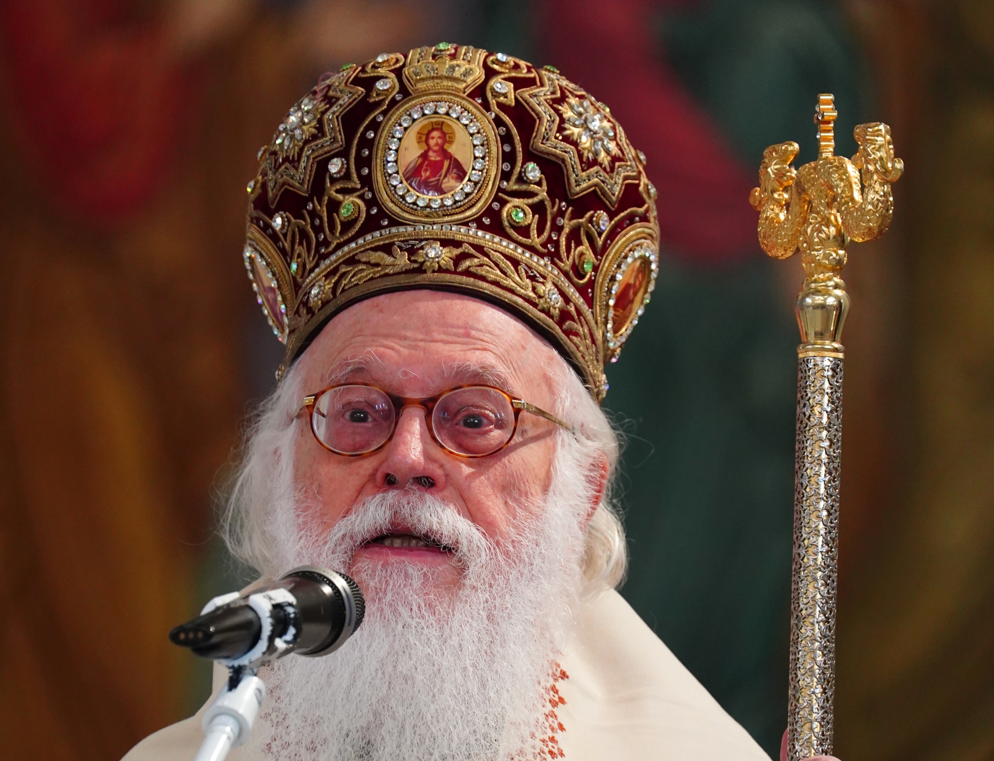 The Divine Liturgy in Ressurection of Christ Cathedral in Tirana 