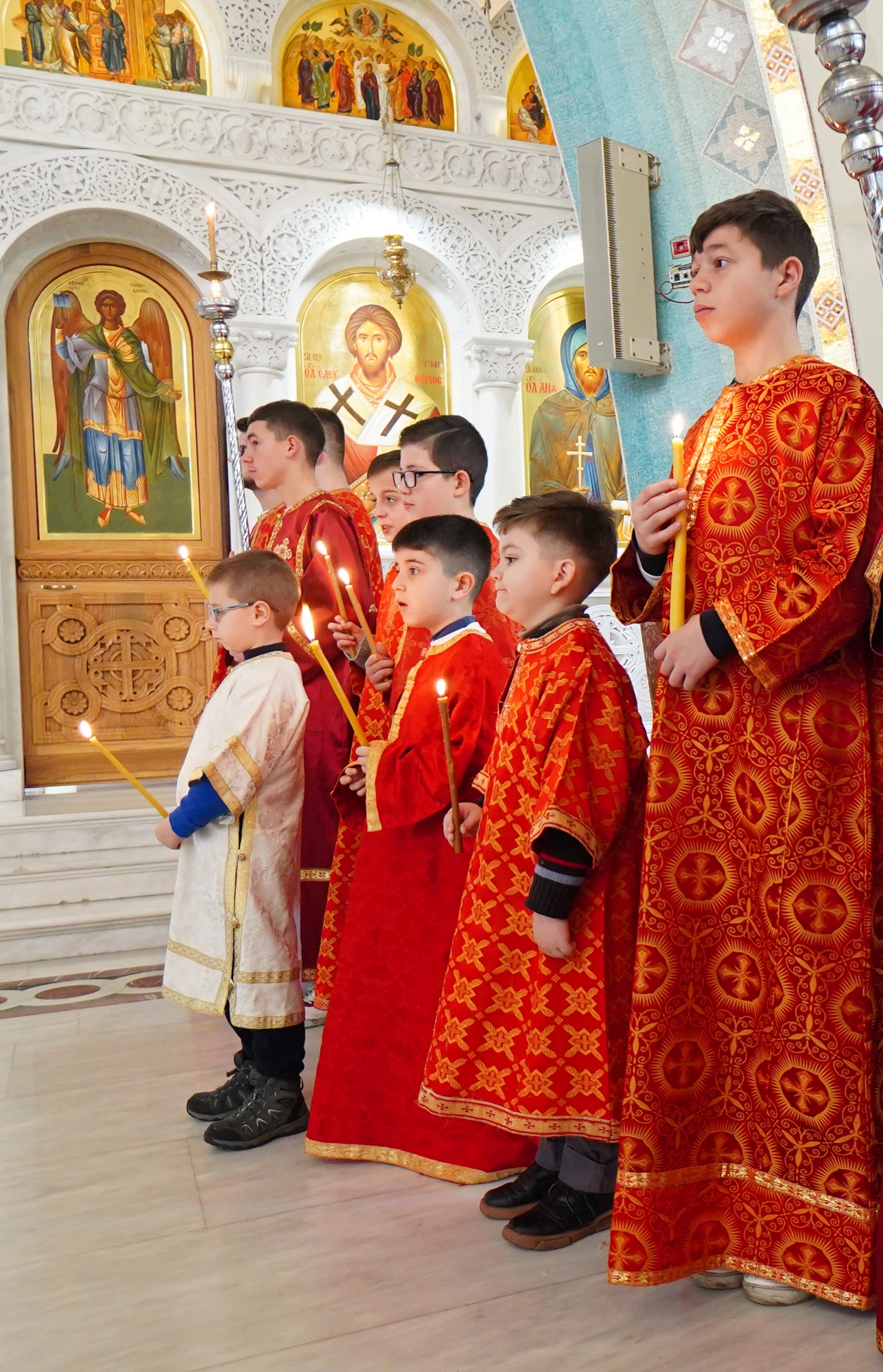 The Divine Liturgy in Ressurection of Christ Cathedral in Tirana  