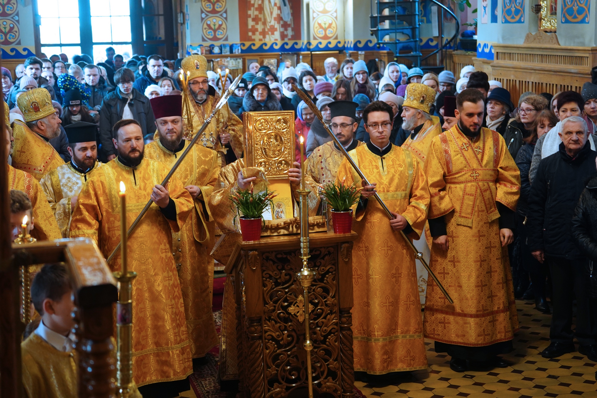 The Divine Liturgy in St. Nicholas Orthodox Cathedal in Białystok