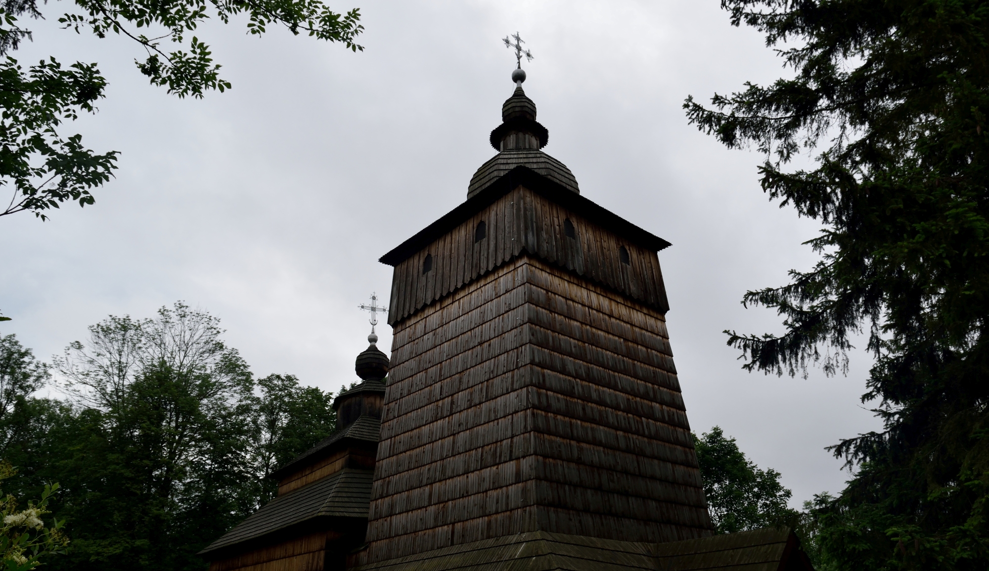 Prawosławna drewniana łemkowska cerkiew