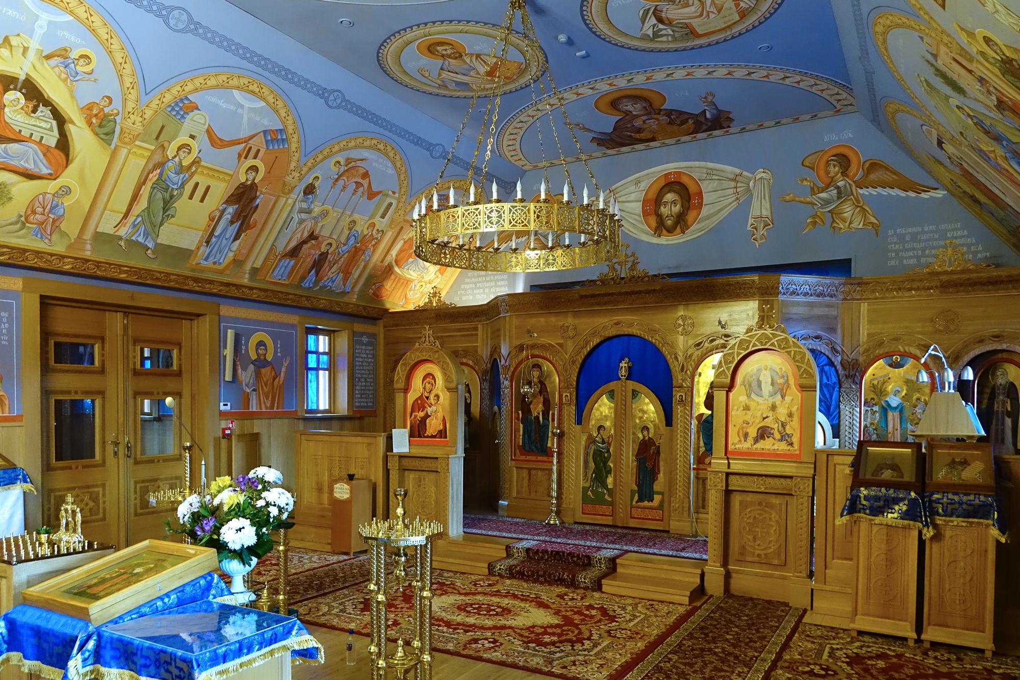 The Icon of the Mother of God "Joy of All Who Sorrow" Orthodox church in Grabarka