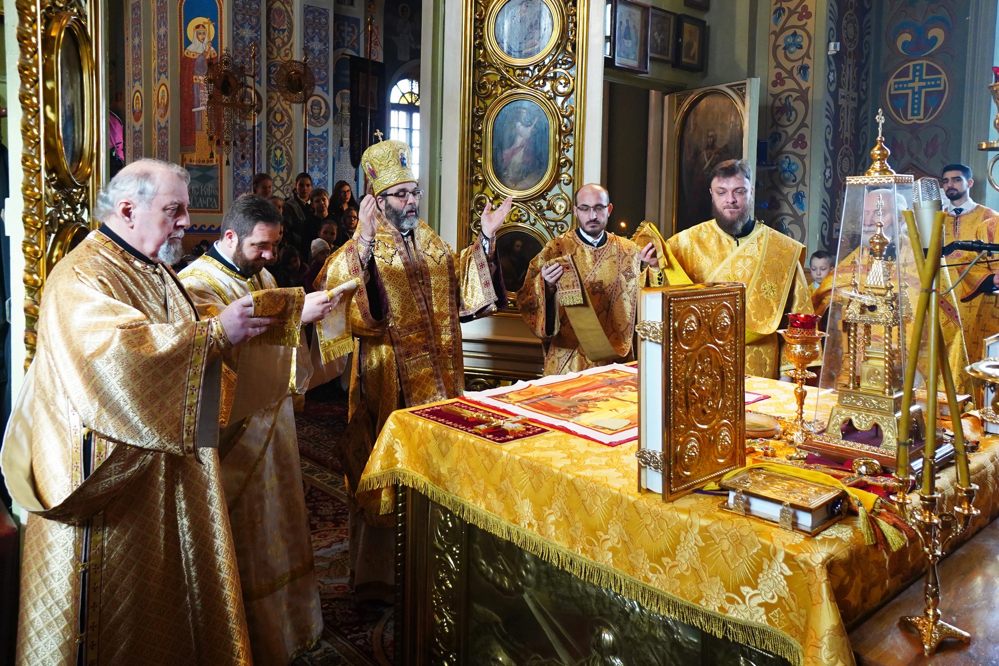 The Divine Liturgy in St. Nicholas Orthodox Cathedal in Białystok